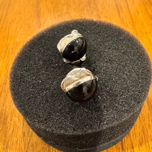 Tous onyx earrings - Picture 2 of 4